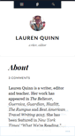 Mobile Screenshot of laurenquinn.com